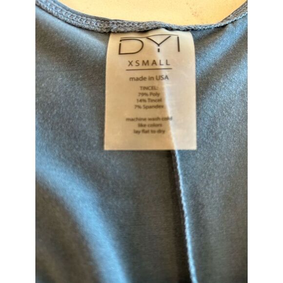 DYI teal be centered tank size xs sleeveless athletic top - Picture 3 of 6